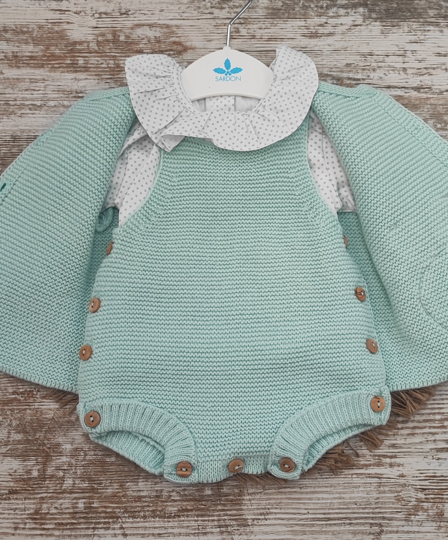 Conjunto 3 piezas conejito crochet