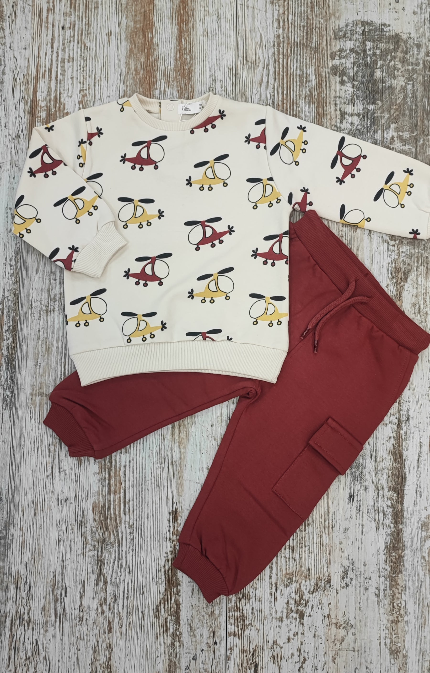 Conjunto helicóptero