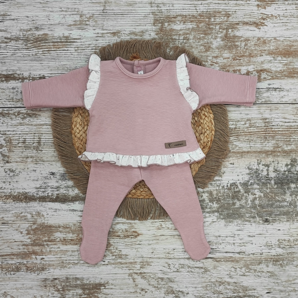 Conjunto polaina Céfiro nude