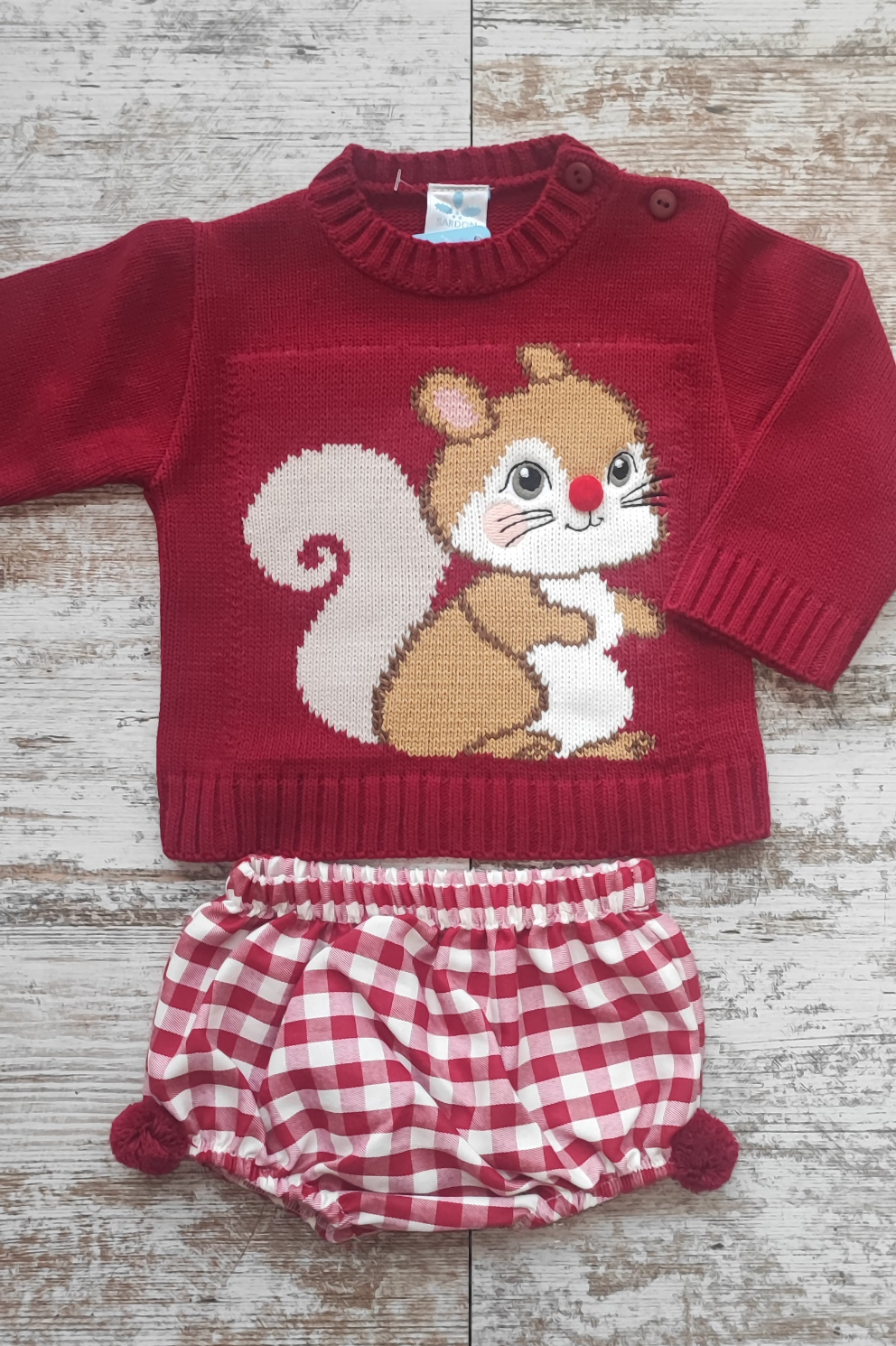 Conjunto 2 pzs Ardilla