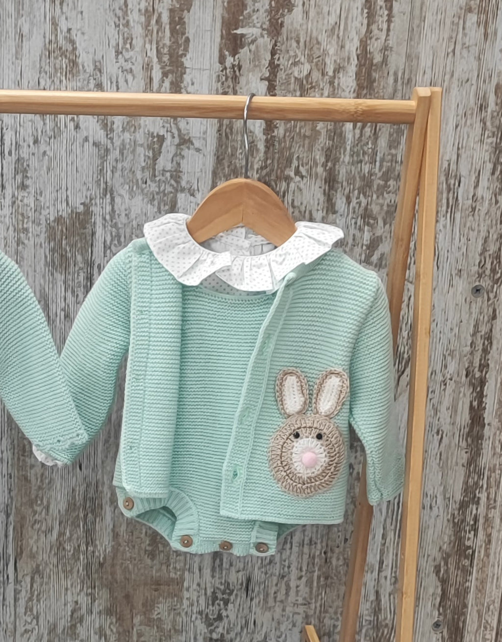 Conjunto 3 piezas conejito crochet