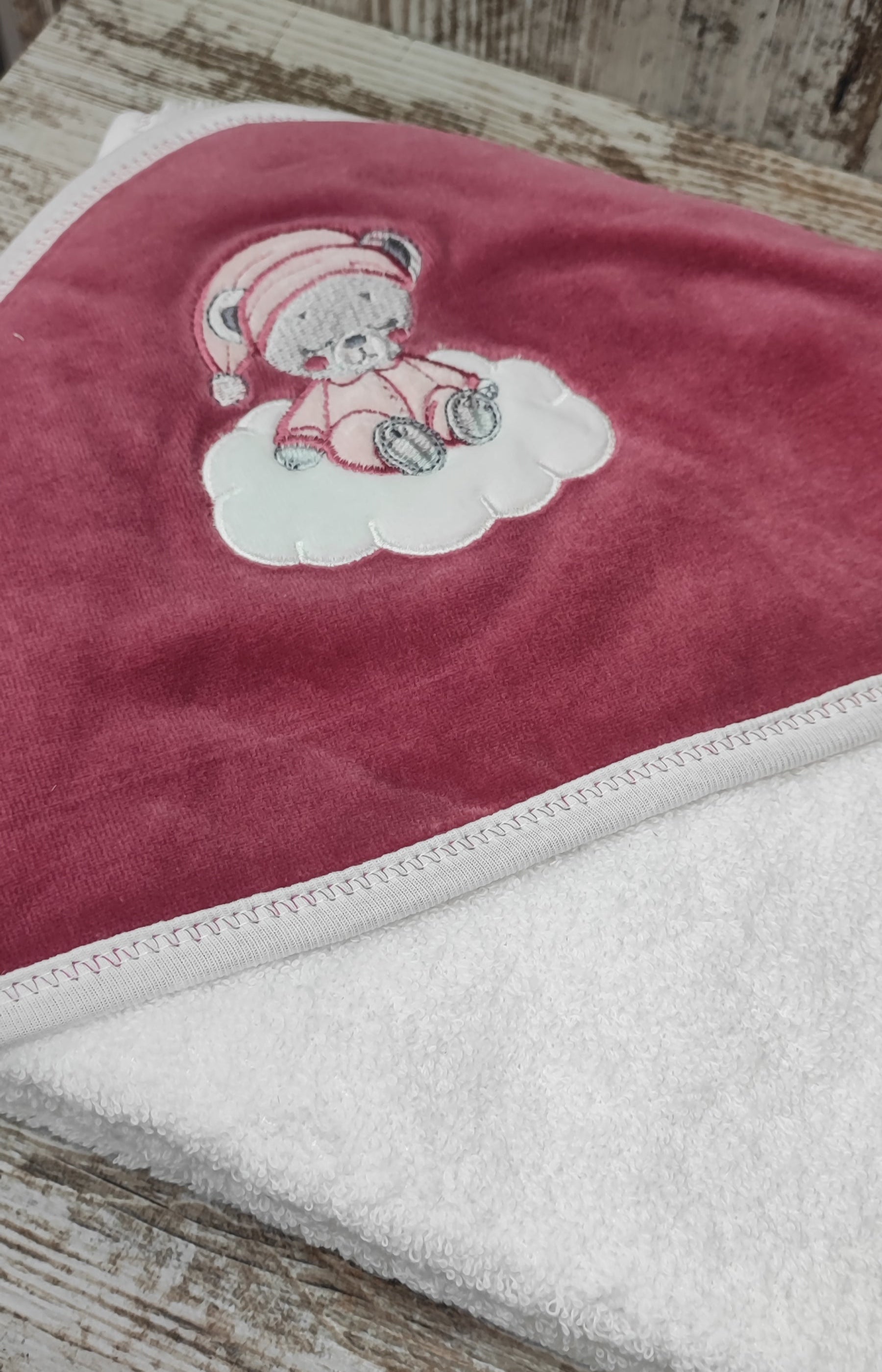 Capa de baño + babero Sueños