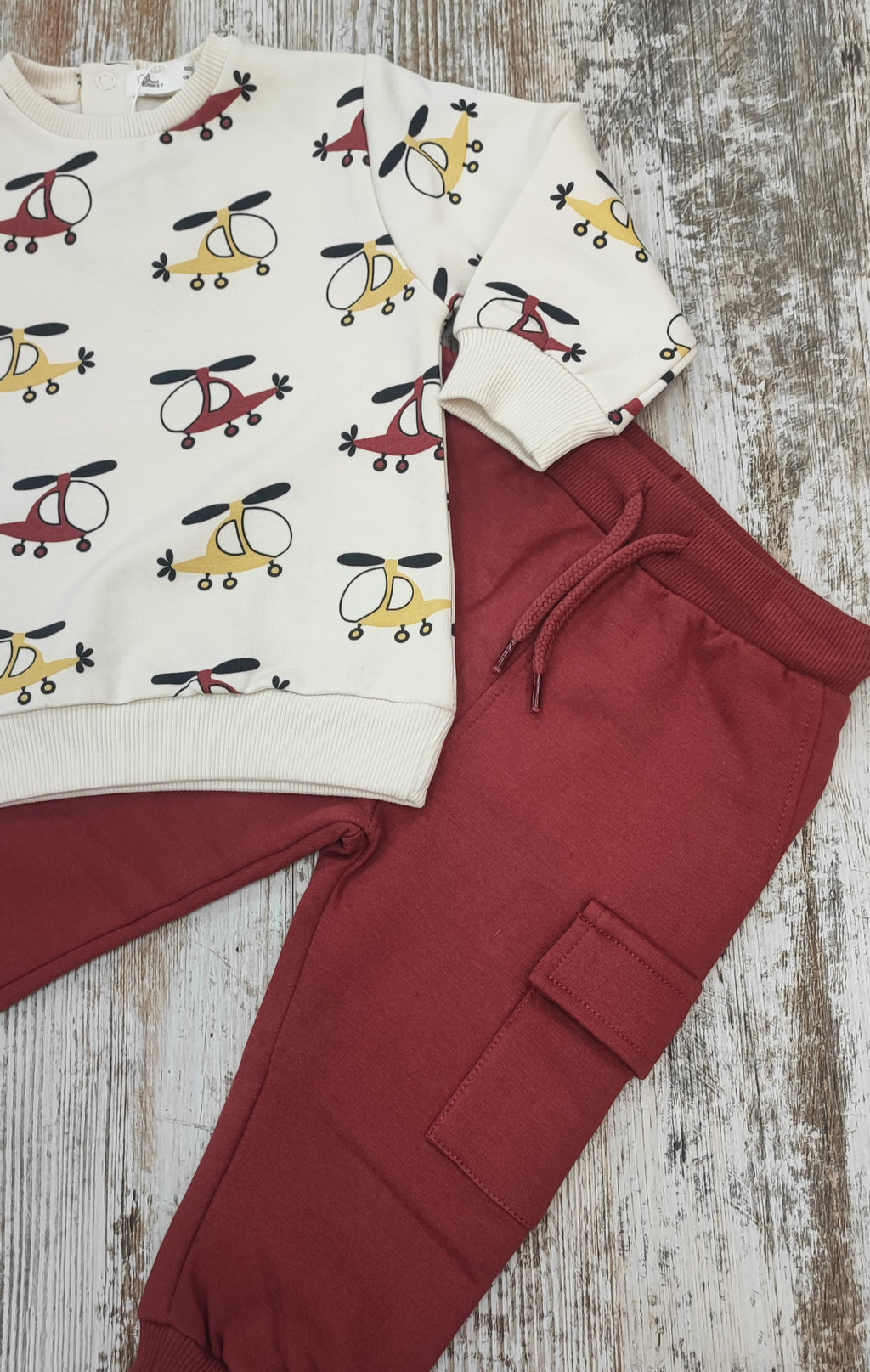 Conjunto helicóptero bb