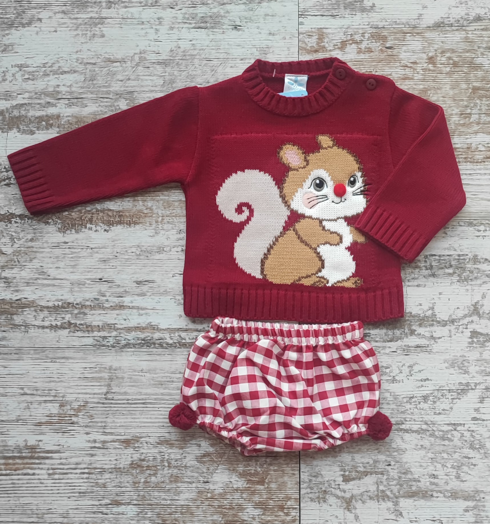 Conjunto 2 pzs Ardilla